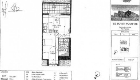 Logement tudiant T2 à Marquette lez Lille (59520)