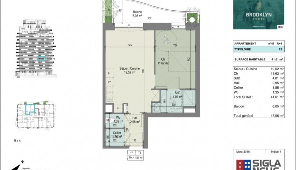 Logement �tudiant T2 &agrave; Marquette lez Lille (59520)