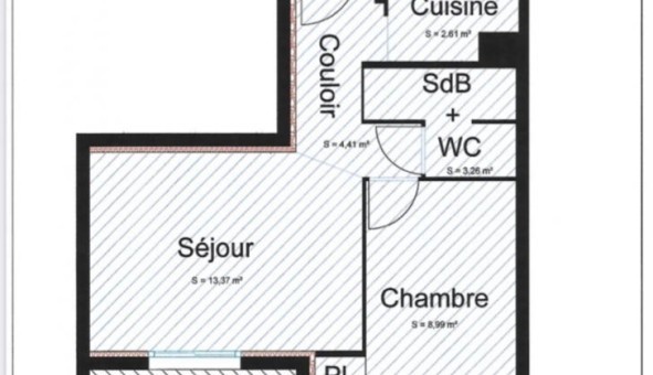 Logement tudiant T2 à Marseille 03me arrondissement (13003)
