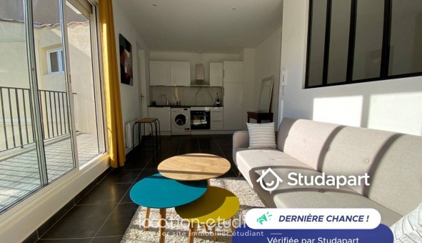 Logement étudiant Location T2 Meublé Marseille 06ème arrondissement (13006)