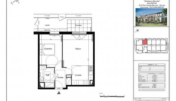 Logement �tudiant T2 &agrave; Maurepas (78310)