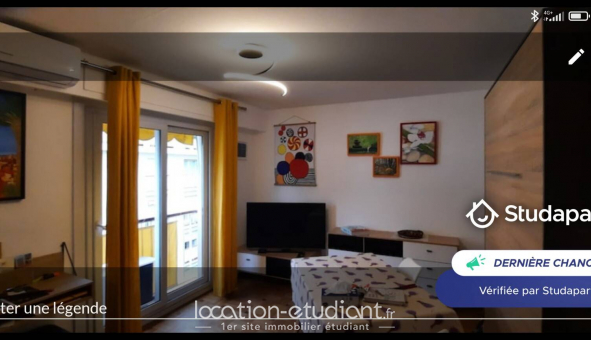 Logement tudiant T2 à Menton (06500)