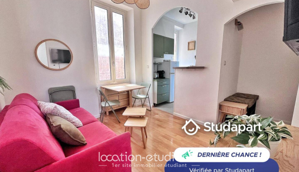 Logement tudiant T2 à Menton (06500)