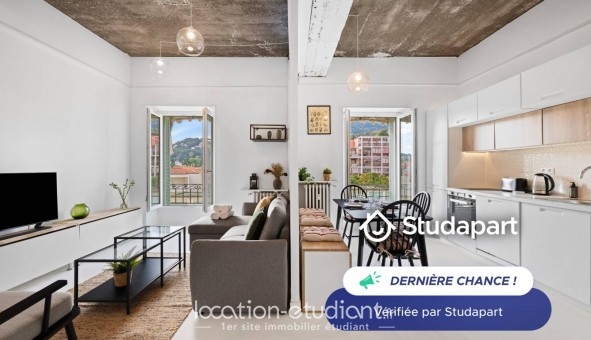 Logement tudiant T2 à Menton (06500)