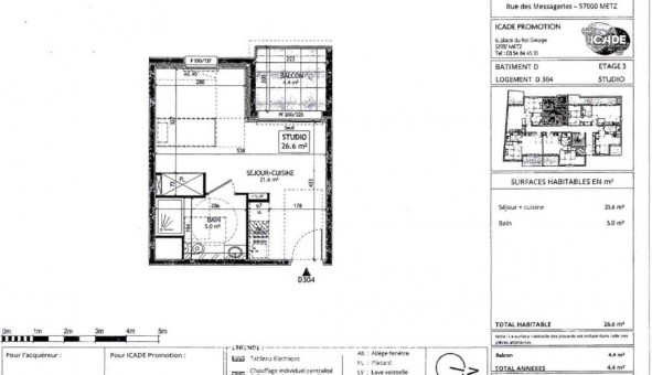 Logement tudiant T2 à Metz (57050)