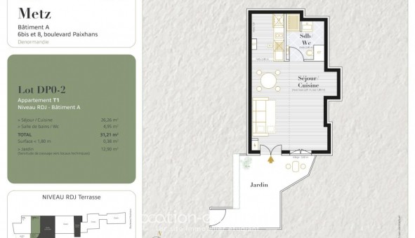 Logement tudiant T2 à Metz (57050)