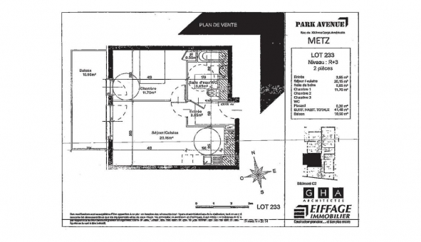 Logement �tudiant T2 &agrave; Metz (57050)