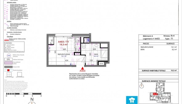 Logement �tudiant T2 &agrave; Metz (57050)