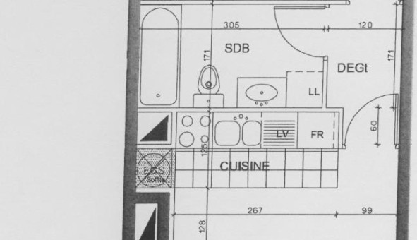Logement tudiant T2 à Meudon (92190)