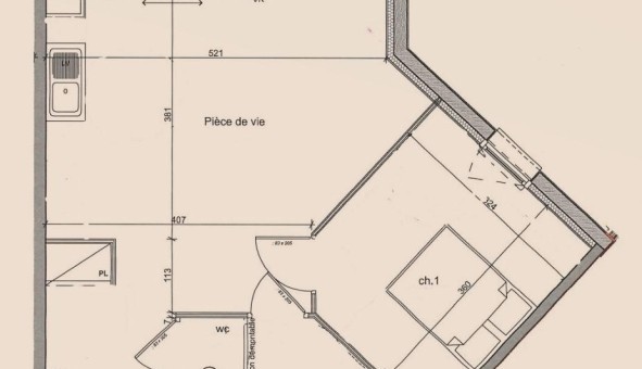 Logement tudiant T2 à Mont Saint Aignan (76130)