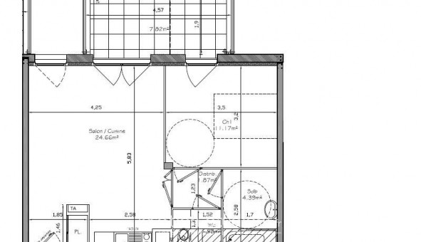 Logement tudiant T2 à Montlimar (26200)