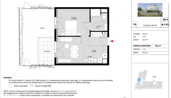 Logement �tudiant Location T2 Vide Monteux (84170)