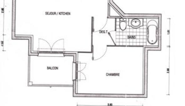 Logement tudiant T2 à Montgeron (91230)