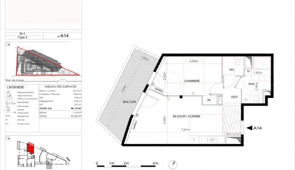 Logement tudiant T2 à Montpellier (34080)
