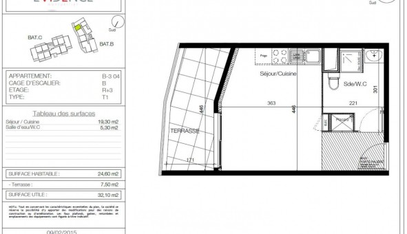 Logement �tudiant T2 &agrave; Montpellier (34080)