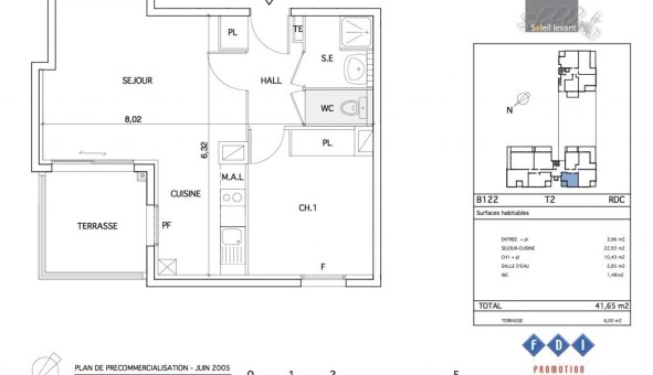 Logement �tudiant Location T2 Vide Montpellier (34080)