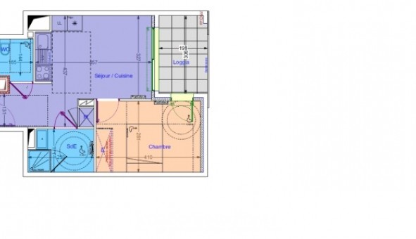 Logement �tudiant T2 &agrave; Montpellier (34080)