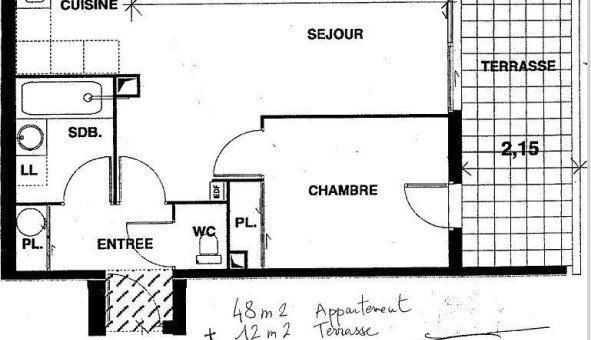 Logement �tudiant T2 &agrave; Montpellier (34080)