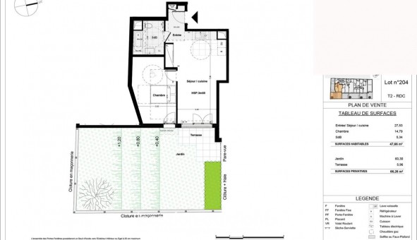 Logement �tudiant T2 &agrave; Montreuil (93100)