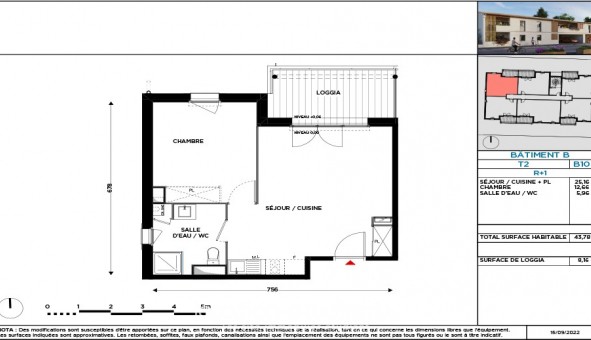 Logement �tudiant T2 &agrave; Muret (31600)
