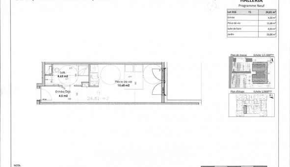 Logement étudiant T2 à Nancy (54100)