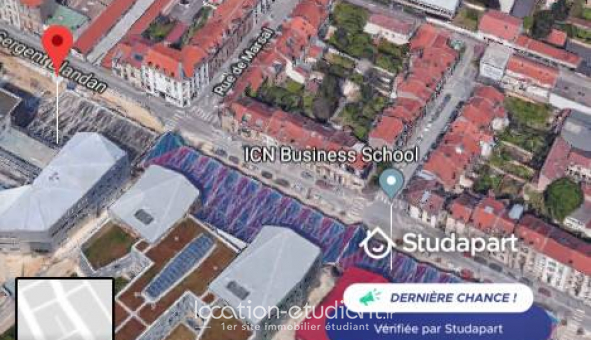 Logement tudiant T2 à Nancy (54100)