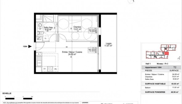 Logement tudiant T2 à Nancy (54100)