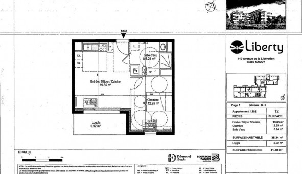 Logement tudiant T2 à Nancy (54100)