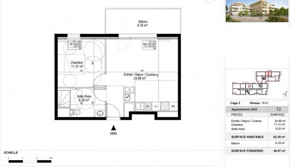 Logement tudiant T2 à Nancy (54100)