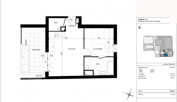 Logement tudiant T2 à Nancy (54100)