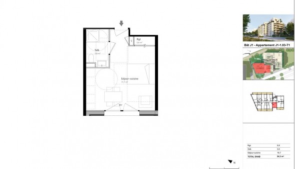 Logement tudiant T2 à Nancy (54100)