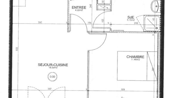 Logement tudiant Location T2 Vide Nantes (44200)
