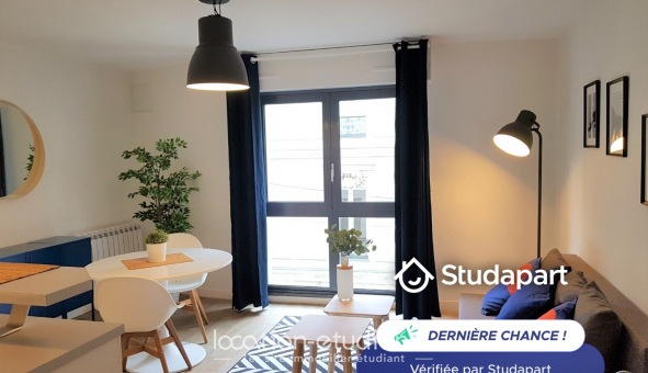 Logement tudiant Location T2 Meublé Nantes (44200)
