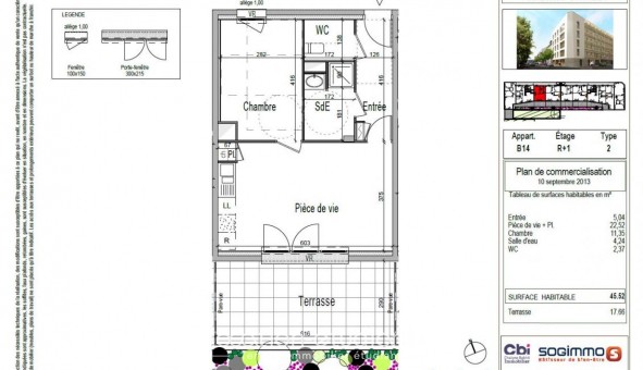 Logement tudiant T2 à Nantes (44200)