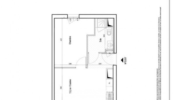 Logement tudiant T2 à Nantes (44200)