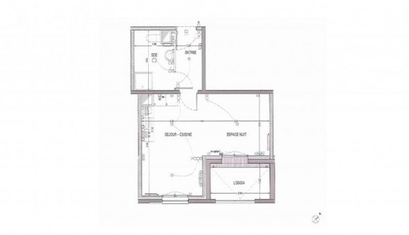 Logement �tudiant T2 &agrave; Nantes (44200)