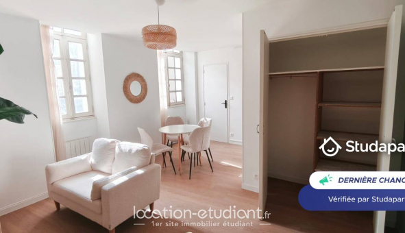 Logement �tudiant Location T2 Meubl&eacute; Nantes (44200)