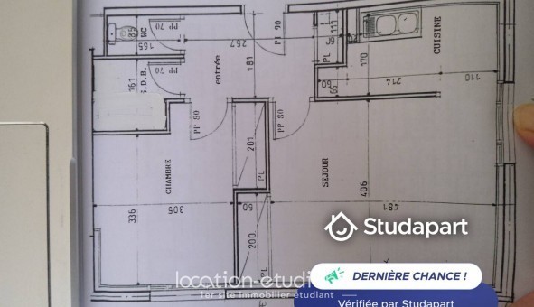 Logement �tudiant T2 &agrave; Nantes (44200)