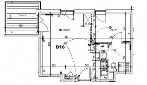 Logement �tudiant T2 &agrave; Nantes (44200)