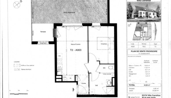 Logement �tudiant T2 &agrave; Nantes (44200)