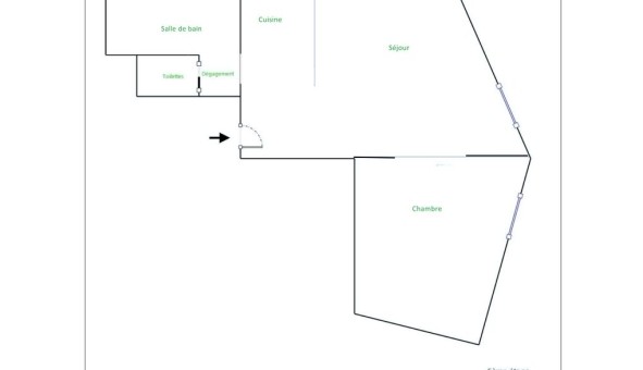 Logement �tudiant T2 &agrave; Nantes (44200)