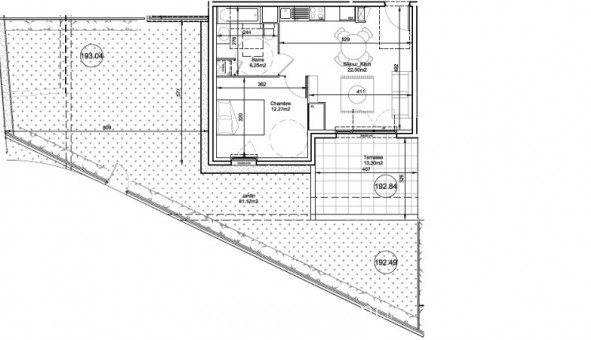 Logement �tudiant T2 &agrave; Neuville sur Sa�ne (69250)