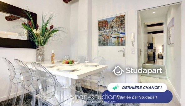 Logement tudiant T2 à Nice (06100)