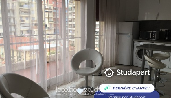 Logement tudiant T2 à Nice (06100)
