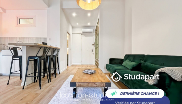 Logement tudiant T2 à Nice (06100)