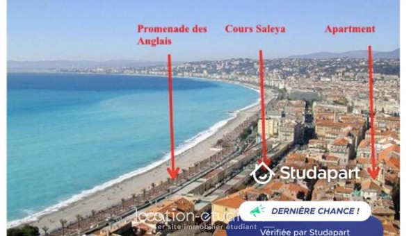 Logement tudiant T2 à Nice (06100)