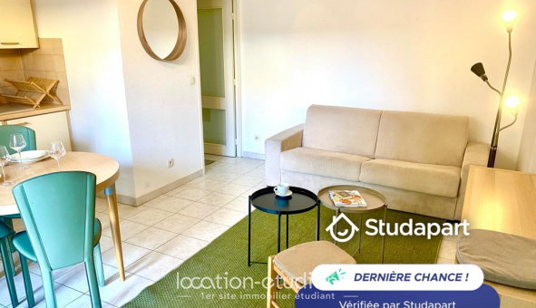 Logement tudiant T2 à Nice (06100)