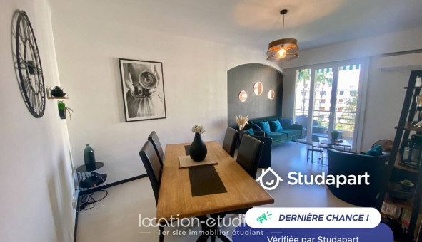 Logement tudiant T2 à Nice (06100)