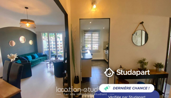 Logement tudiant T2 à Nice (06100)