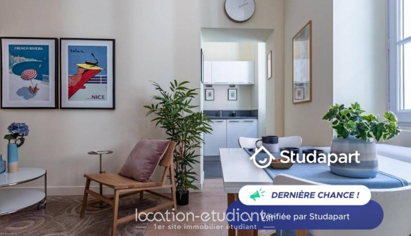 Logement tudiant T2 à Nice (06100)